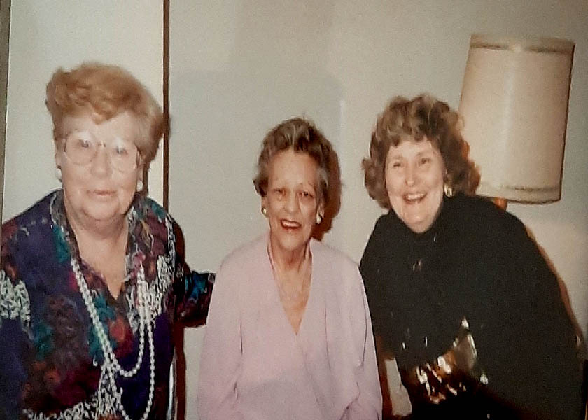 DORIS-MARION-AILEEN AT MARIONS 65TH BIRTHDAY PARTY - 1