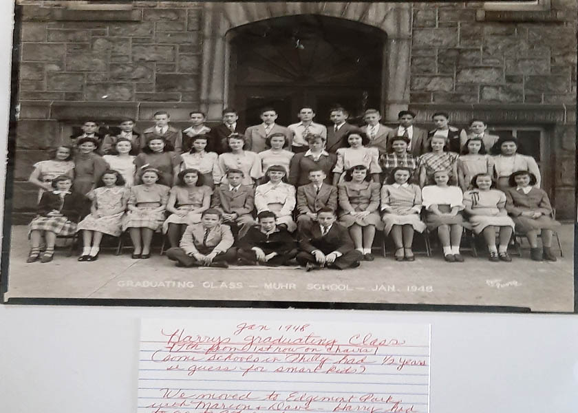 HARRY MEYER JR MIDDLE SCHOOL CLASS PHOTO JANUARY 1948