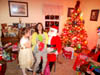 Family Christmas Party 2012 - Allison with Santa