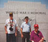 Dad on left at the WWI Imemorial3